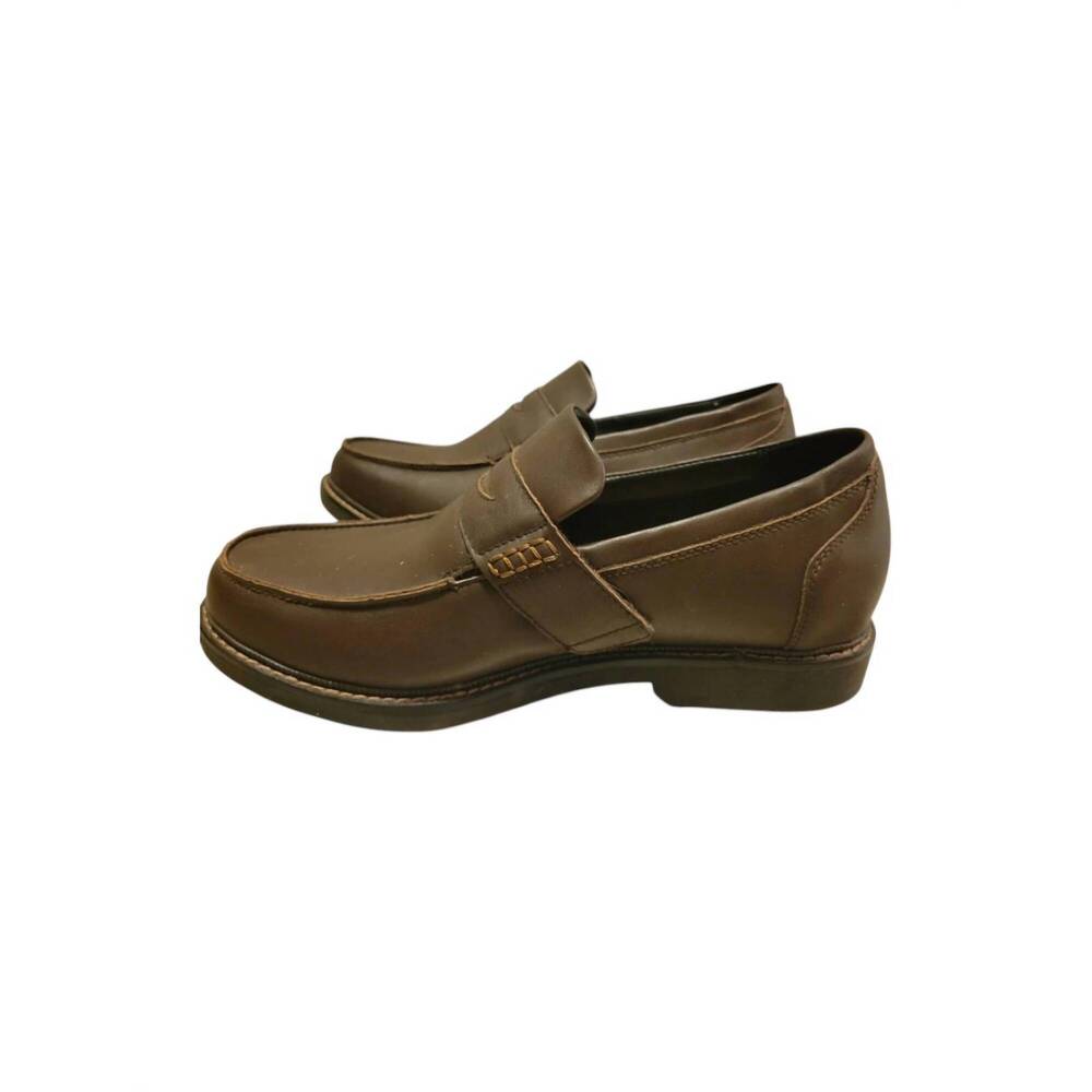 NEW APEX men's penny loafers in brown